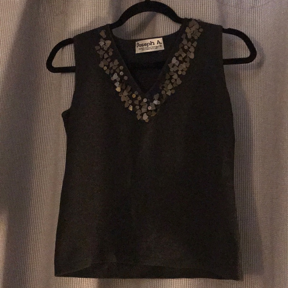 Shimmery Blouse with Metal Dangly Details